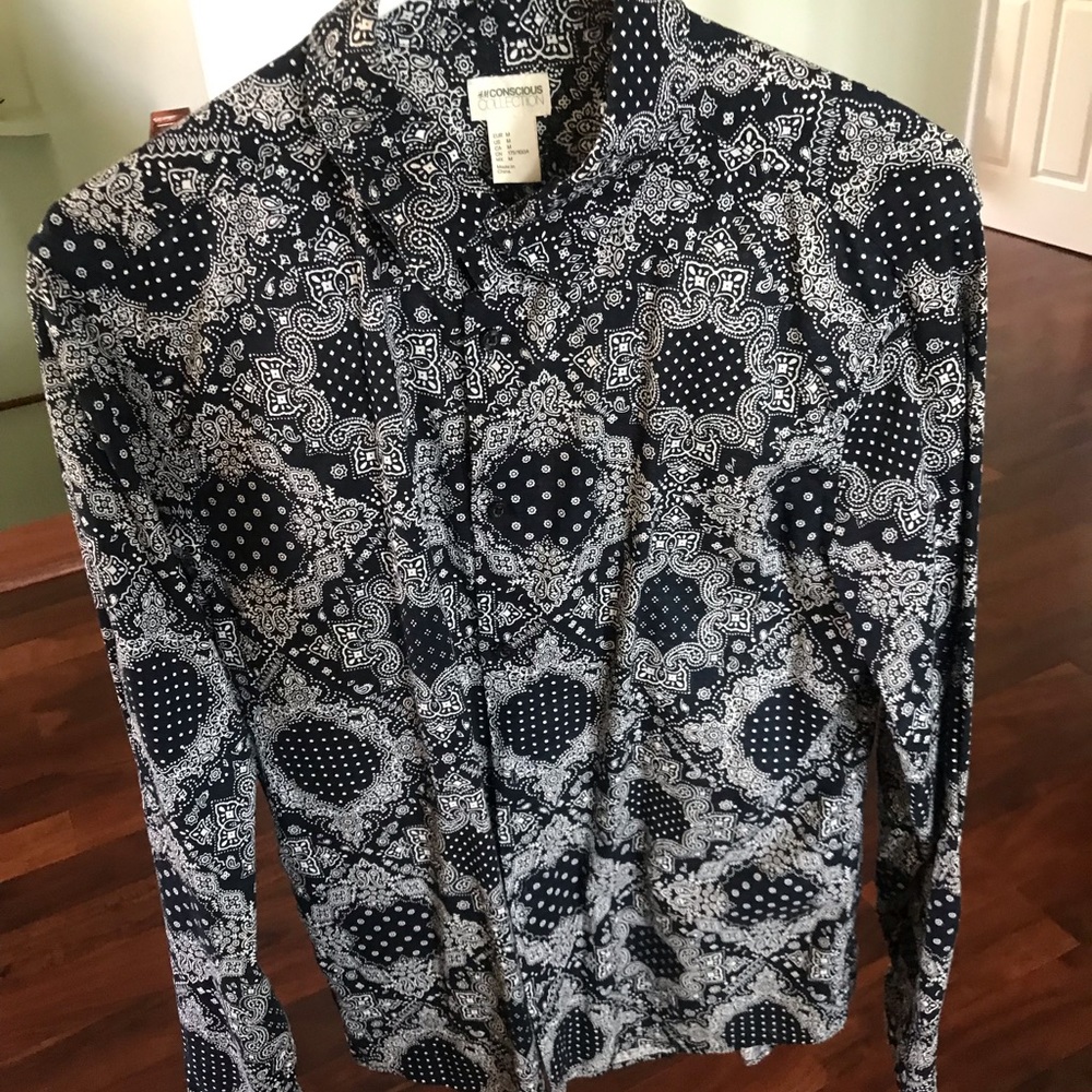 H&M long sleeve  shirt